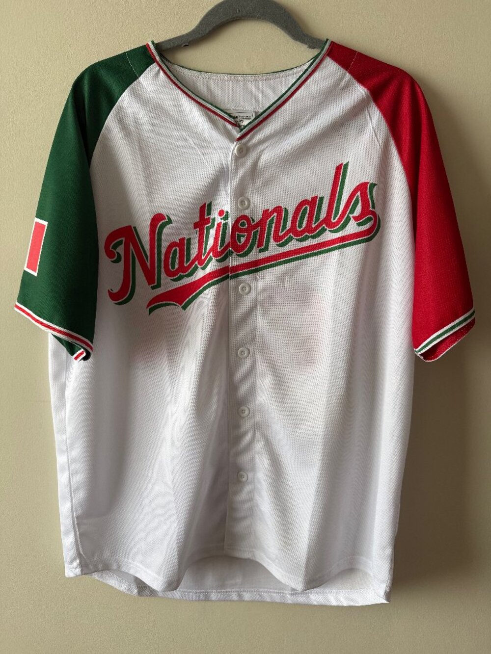 Washington Nationals Italian Heritage 2024 Jersey Men's Large